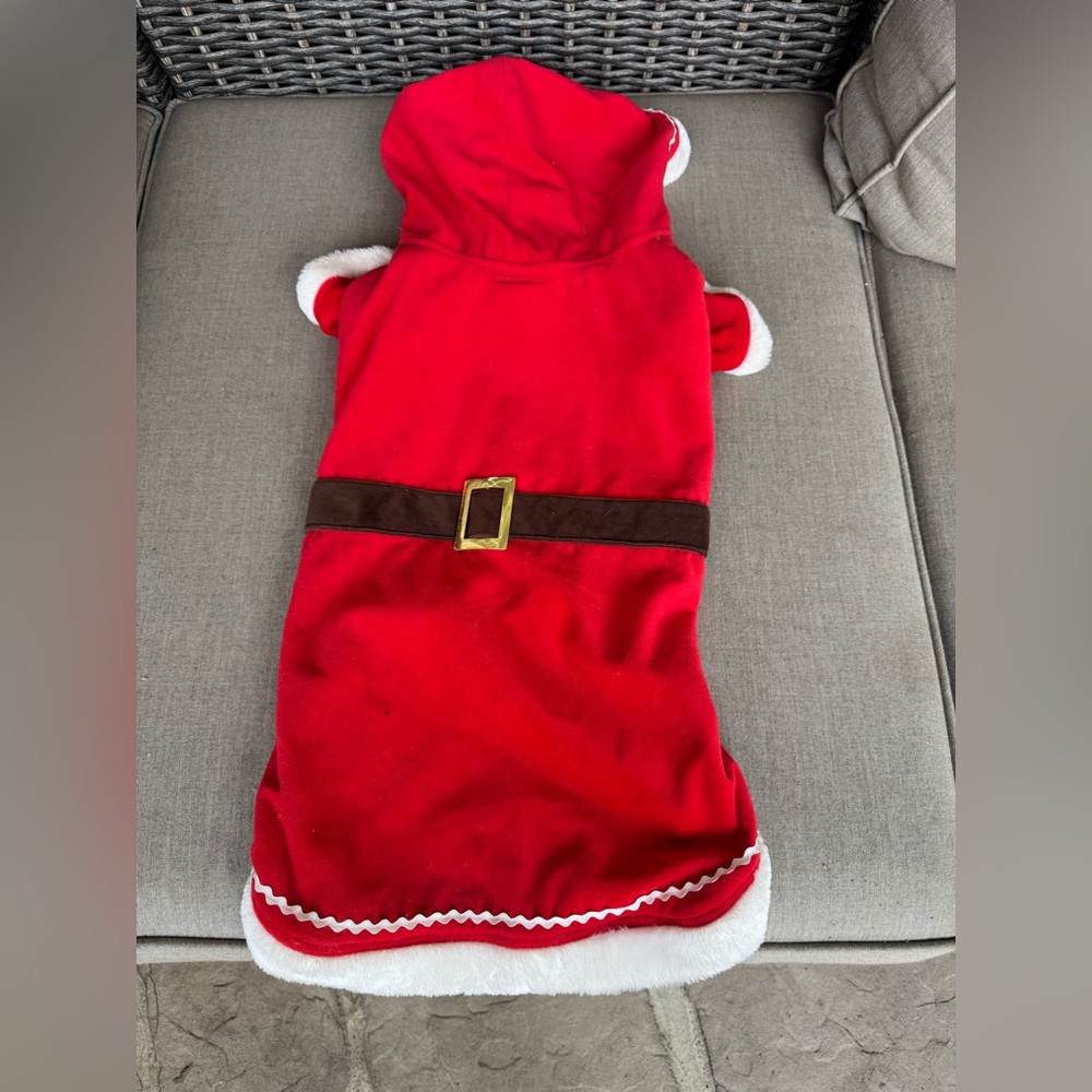 Red, Santa Dog Costume, Size XL